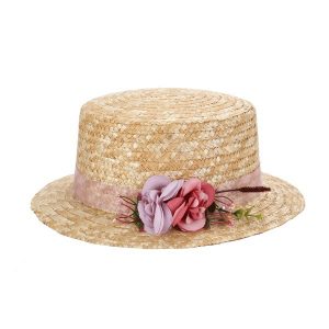 Sombrero canotier para bodas