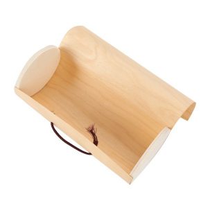 Caja de bambú circular